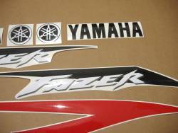 Yamaha FZS 2003 Fazer red stickers kit