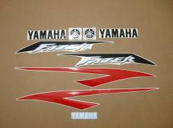 Yamaha FZS 600 2003 Fazer red decals