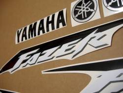 Yamaha FZS 600 2002 silver complete sticker kit