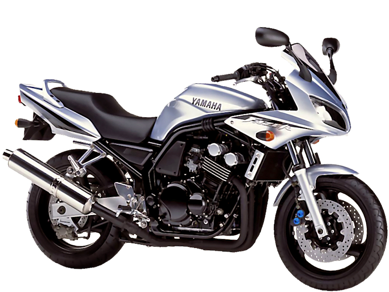 Yamaha FZS 600 2002 silver labels graphics