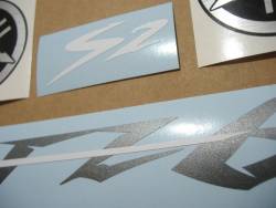 Yamaha FZ6 S2 2007 grey complete sticker kit