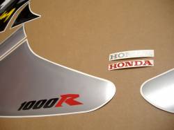Honda RVT 1000R 2003 RC51 red adhesives set