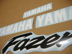 Yamaha FZS 600 1999 red complete sticker kit