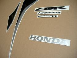 Honda Fireblade 1000RR 2010 white stickers 