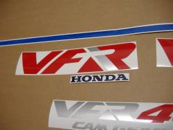 Honda VFR 400K 1991 NC21 blue stickers kit