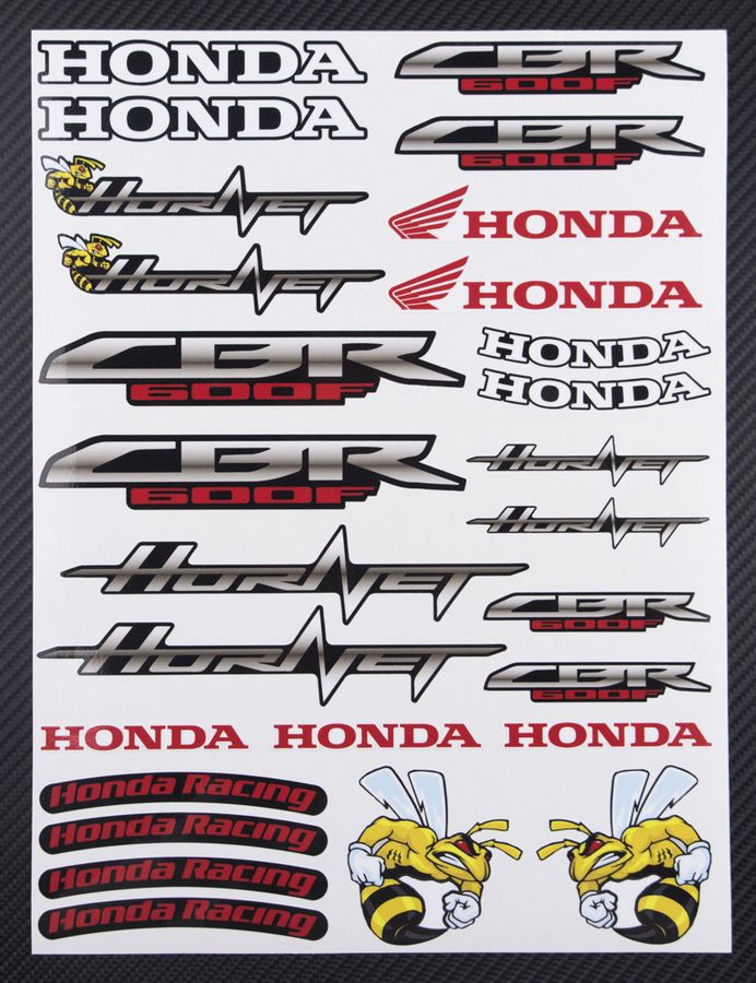 Decals set Honda cbr 600f hornet