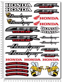 Stickers set Honda cbr 600f hornet