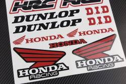 Pegatinas conjunto Honda Dunlop renthal belray hrc