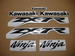 Kawasaki ZX7R 2003 orange stickers set