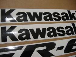 Kawasaki ER6F 650R 2006 green decals kit