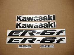 Kawasaki ER-6F 2006 650R green stickers