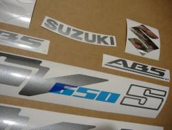 Suzuki 650S 2010 black adhesives set