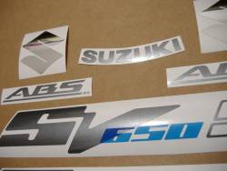 Suzuki SV 650S 2010 black decals