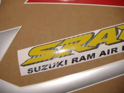 Suzuki GSX-R 750 SRAD red stickers set