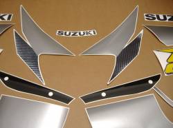 Suzuki GSXR 750 SRAD red decals kit