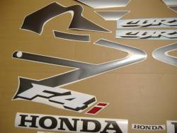 Honda CBR 600 F4i 2004 silver adhesives set