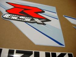 Suzuki 1000 2014 white complete sticker kit