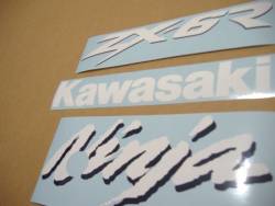 Kawasaki ZX 6R 2002 custom full decals kit