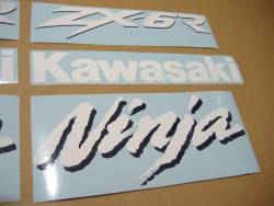 Kawasaki ZX-6R 2001 complete sticker kit