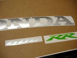 Honda 600RR 2007 custom stickers set