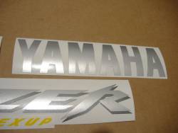Yamaha FZS 1000 2001 black adhesives set