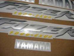 Yamaha FZS 1000 2001 Fazer black decals