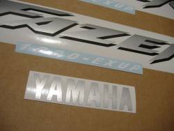 Yamaha FZS 1000 2001 red labels graphics