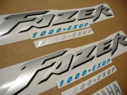Yamaha FZS 1000 2003 blue stickers set