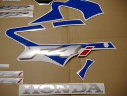 Honda 600 F4i 2005 blue complete sticker kit