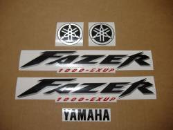 Yamaha FZS 1000 2004 silver complete sticker kit