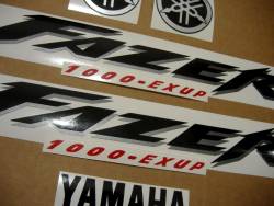 Yamaha FZS 2004 Fazer silver logo graphics