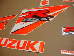 Suzuki 1000 2009 orange stickers kit