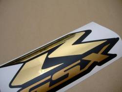 Suzuki GSXR 750 K6 gold decals