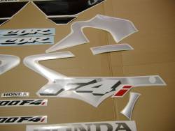Honda CBR 600 F4i 2002 silver stickers
