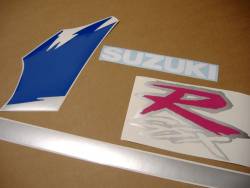 Suzuki GSX-R 1100 1993 white decals kit 