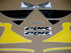 Honda 600 F4 1999 yellow stickers set