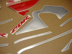 Honda CBR 600 F4 2000 silver decals kit 