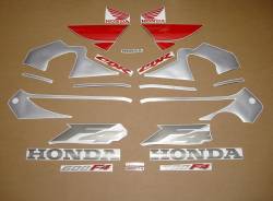 Honda 600 F4 2000 silver complete sticker kit