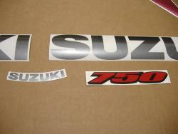 Suzuki GSX-R 750 K6 burgundy logo graphics