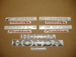Honda 1000RR 2014 SC59 black stickers set