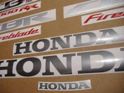 Honda 1000RR 2014 Fireblade black logo graphics