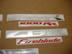 Honda 1000RR 2014 Fireblade black decals