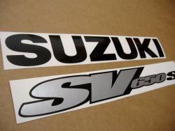 Suzuki 650S 2000 yellow stickers set