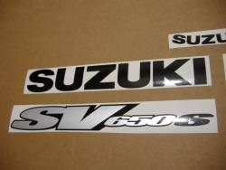 Suzuki SV 650S 2000 yellow stickers