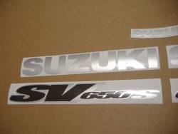 Suzuki SV 650S 2001 blue decals kit 