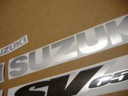 Suzuki SV 650S 2001 blue logo graphics