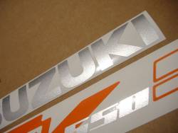 Suzuki SV 650S 2003 orange stickers kit