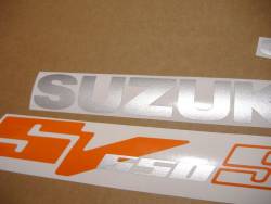 Suzuki 650S 2003 orange stickers set