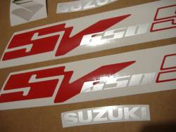 Suzuki SV 650S 2004 black logo graphics