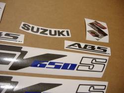 Suzuki SV 650S 2009 grey decals